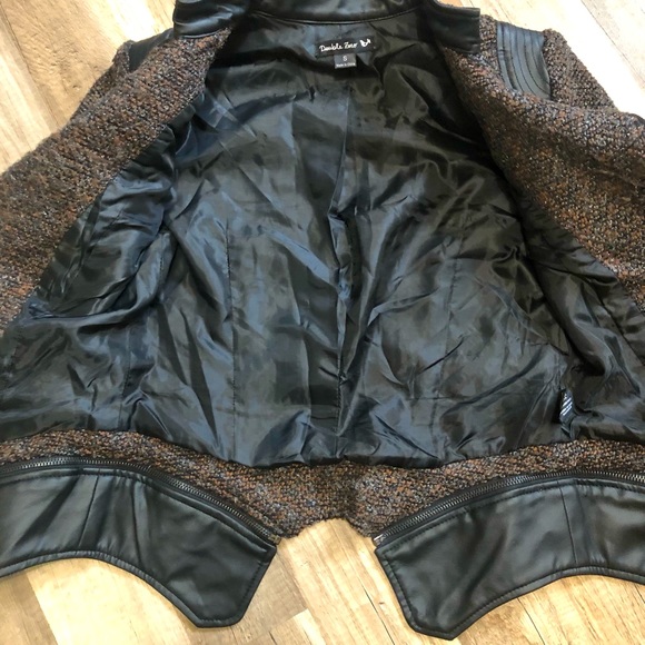 DOUBLE ZERO Leather & Fabric JACKET - Picture 4 of 11